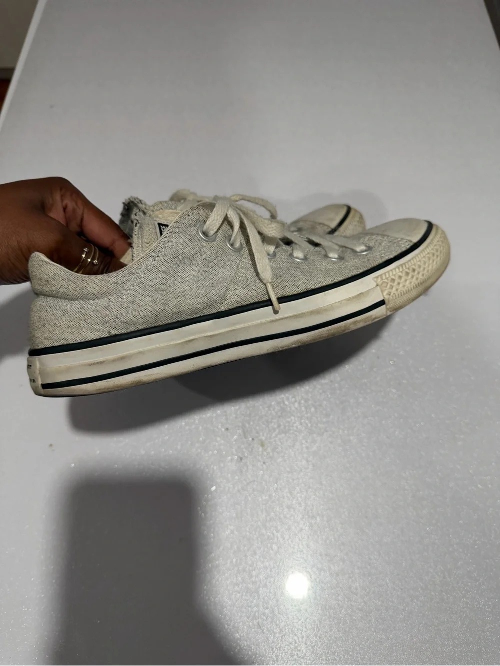 Converse All Star Low Top Sneakers in Light Gray